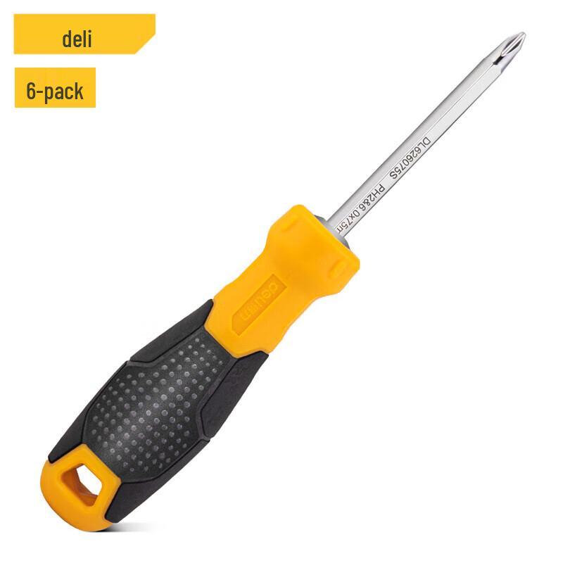 Deli 6-Piece Double-Ended Screwdriver Set 1 Set