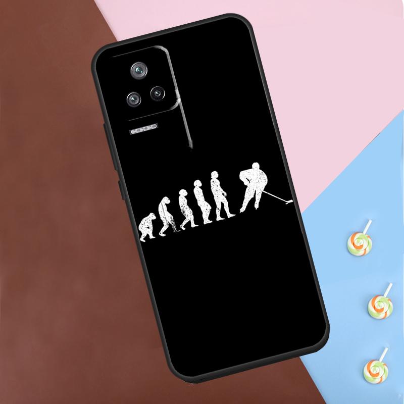 Ice Hockey Player Case For Xiaomi 13 14 13T Pro 11T 12T 12 Lite POCO X6 Pro X3 X4 X5 M6 Pro M5s F3 F5 Cover