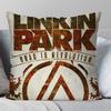 Band L-Linkin From Zero P-Park Pillow Case Square Pillow Bedroom Sofa Leisure Comfort Cushion Living Room Home Decoration 40X40