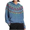 Sweatshirts For Women Knit Sweater Cute Shirt Fall Pullover Hooded Sweatshirt