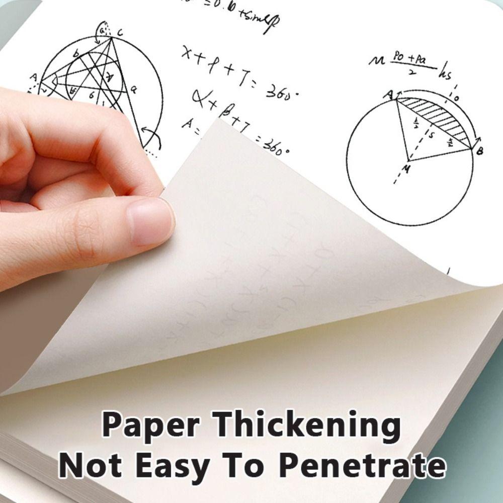 High Quality Blank/Partition Design Draft Book Students Use Tearable Notepad Scratch Paper Gift