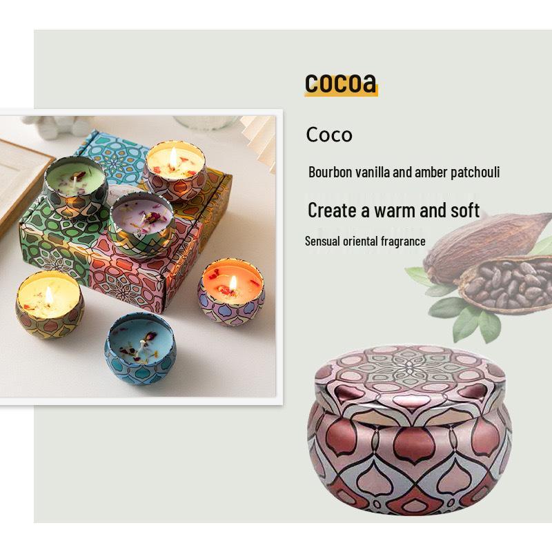 2.2oz Creative Festival Soy Wax Scented Candles with Colorful Fragrances