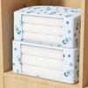 New Flower Visible Quilt Storage Bag With Reinforced Handle For Blanket Comforters Bed Sheets Pillows Toy Dustproof Closet Under-Bed Storage Organizer