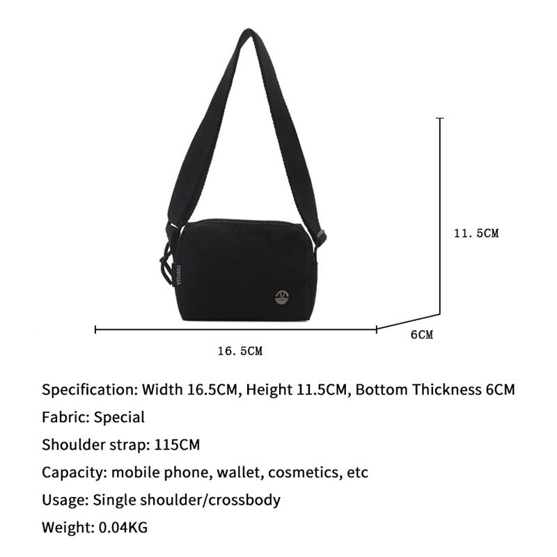 Women'S Crossbody Bag Lightweight Crossbody Bag Japanese Style Workwear Shoulder Bag