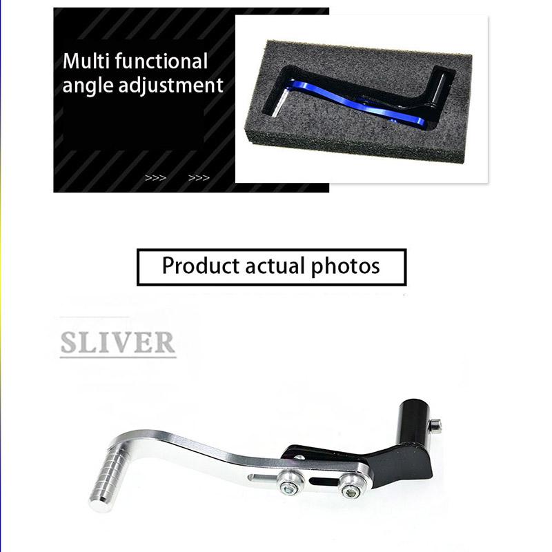 Levier de vitesses pliant universel réglable en aluminium CNC pour moto, quad tout-terrain, moto, levier de changement de vitesse, modification