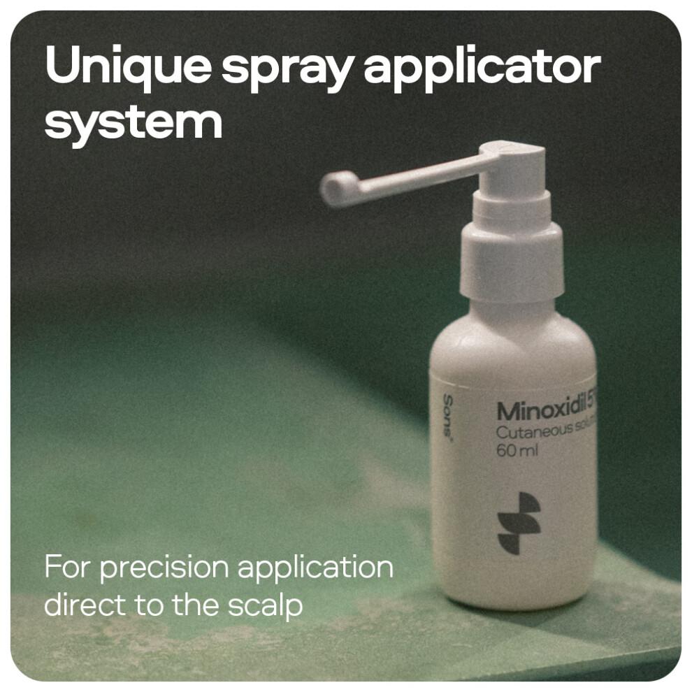 Sons Minoxidil 5% e Derma Roller, 3 Mesi