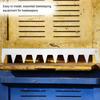 Silver Beehive Frame Spacer Durable Stainless Steel Strip Beehive Frame Strip  Apiary Management
