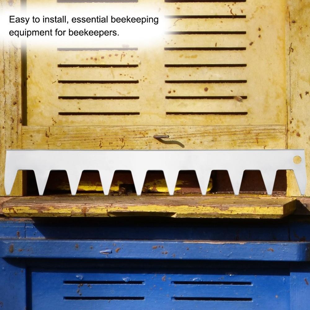 Silver Beehive Frame Spacer Durable Stainless Steel Strip Beehive Frame Strip  Apiary Management