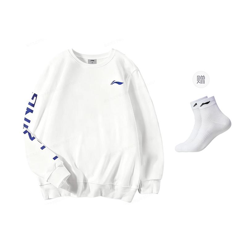 Li Ning Sweatshirts Unisex Crew Neck Moderate Regular AWDTE67-36