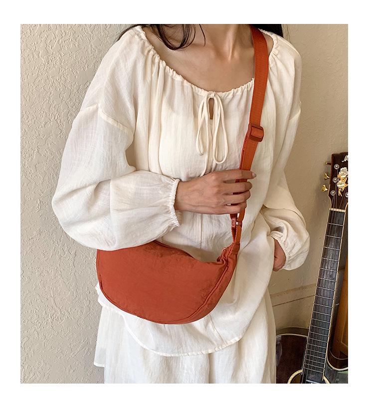 Herbst 2025 Damen Japanische Halbmond Schulter- & Umhängetasche