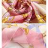 Foulards en Soie de Mûrier Petit Carré 35,5 x 35,5 Foulard de Cou Respirant Léger pour Femmes Cadeau Emballé
