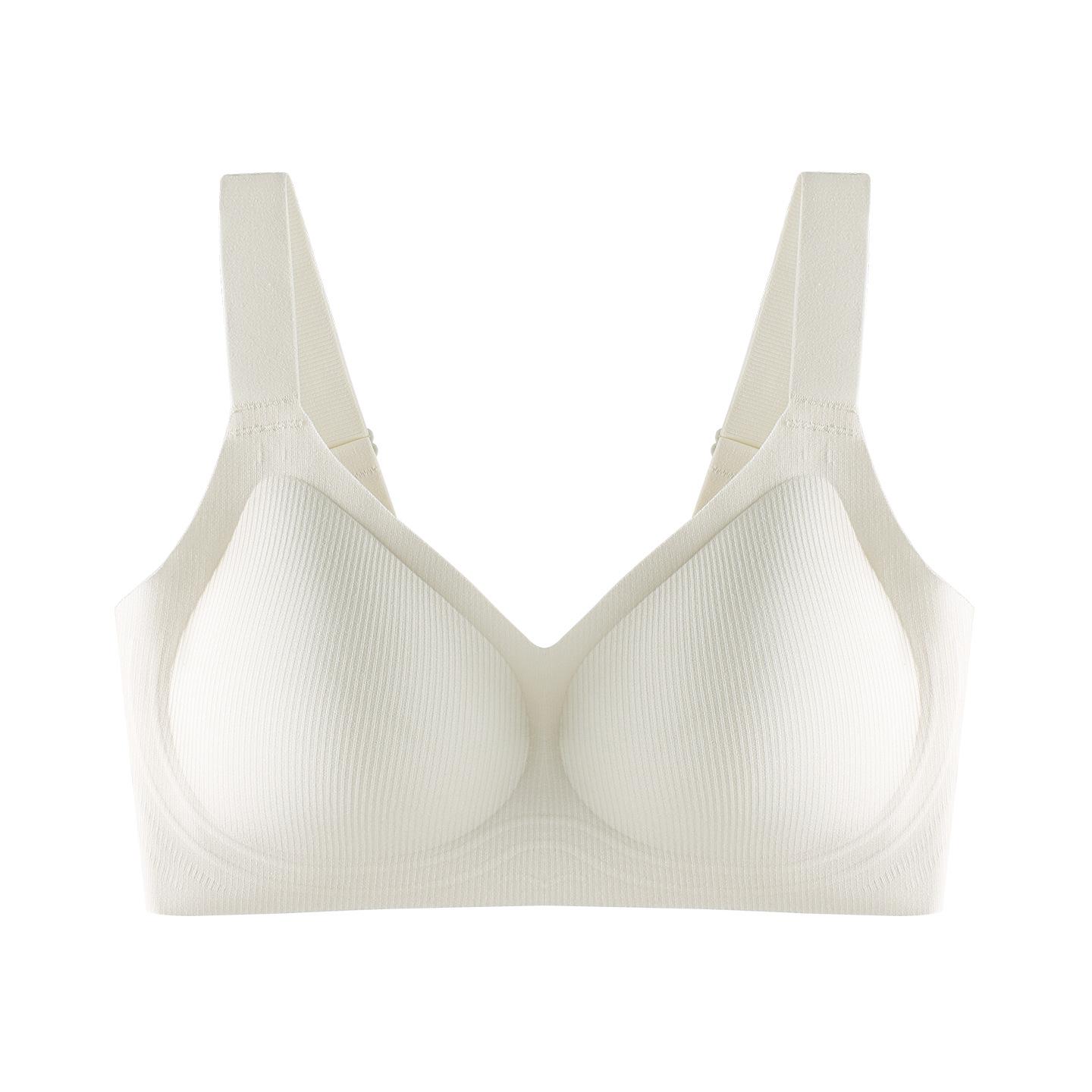 

Specially for steel-free bras, seamless underwear, large size, large breasts, and small women s gathering anti-sagging full cup. 7xl（105-112.5kg） шампанського