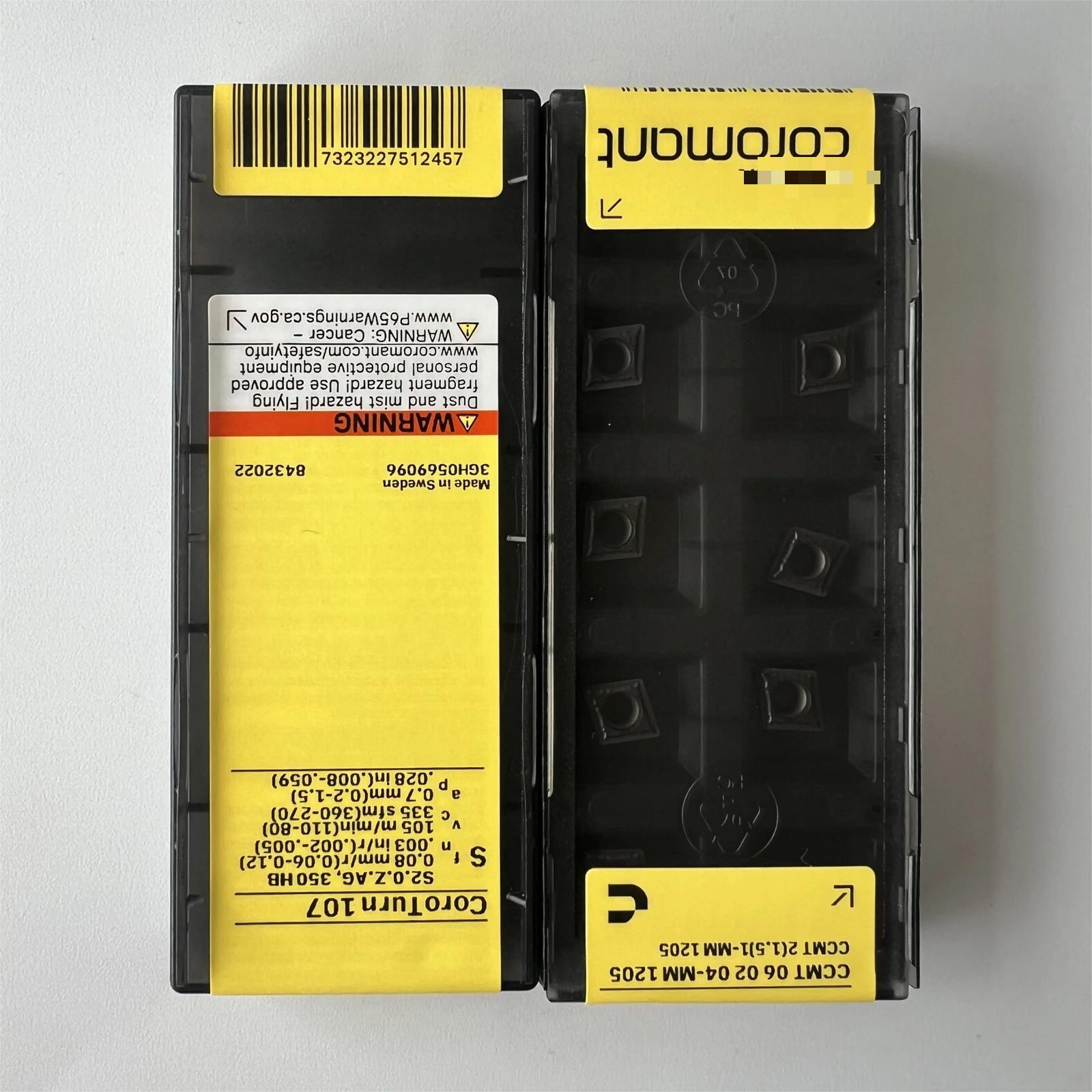 

Original Sandvik / CCMT060204-MM1205 / Carbide blade 10 Pcs