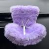 Adjustable Safety Strap Doll Furry Sofa Car Vent Clip Holder For Decorative Displays 10-17cm Figures