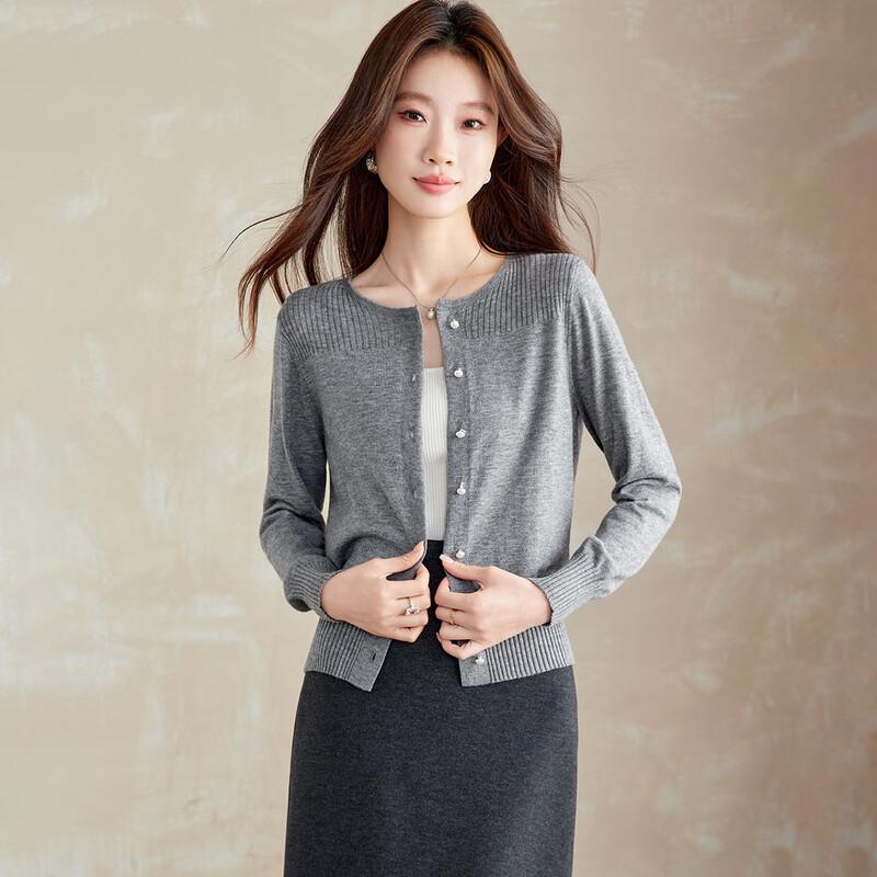 Srcr Women's Thin Wool Cardigan