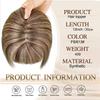 Women's Air Bangs Hair Piece for Concealing White Hair and Adding Volume