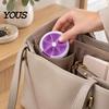 Daily Pill Management Tool 7 Day Organizer, Portable Rotary Case, Cute Fruit Style Vitamin Holder for Trips Compact ABS Container Travel And