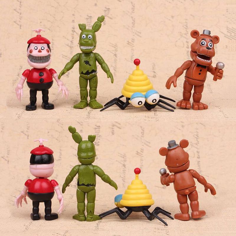 12pcsset 5115cm Five Nights At Freddys Figure Bear Doll Action Figures Toy