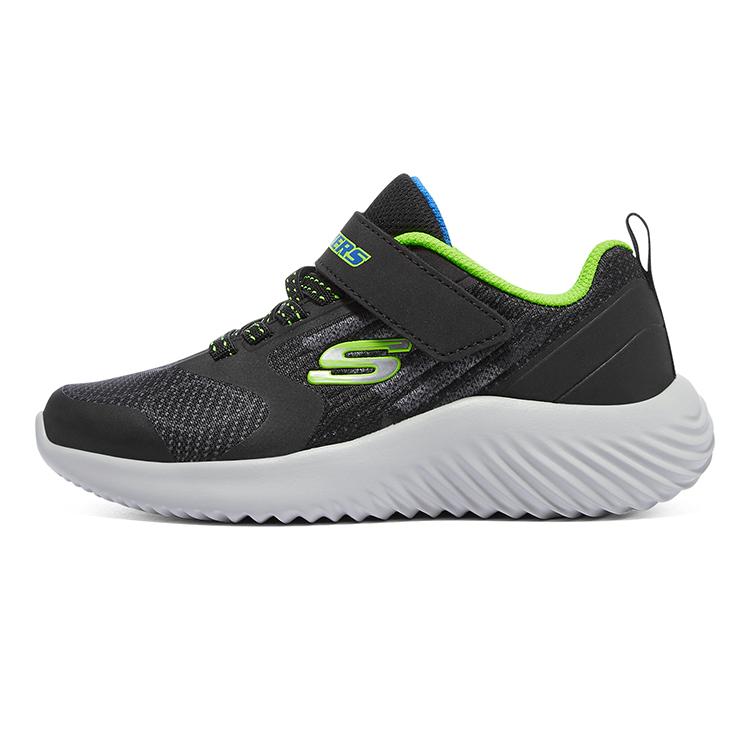 Skechers Беговые Уличные Фитнес Низкие Повседневные Кроссовки Детские Кроссовки Черно-Синие 403732L-BBLM 33