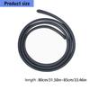 Quick Installation 90cm Rubber Weatherstrip for Car Fuel Tank and Charging Port Waterproof Dustproof Strips Universal Fit