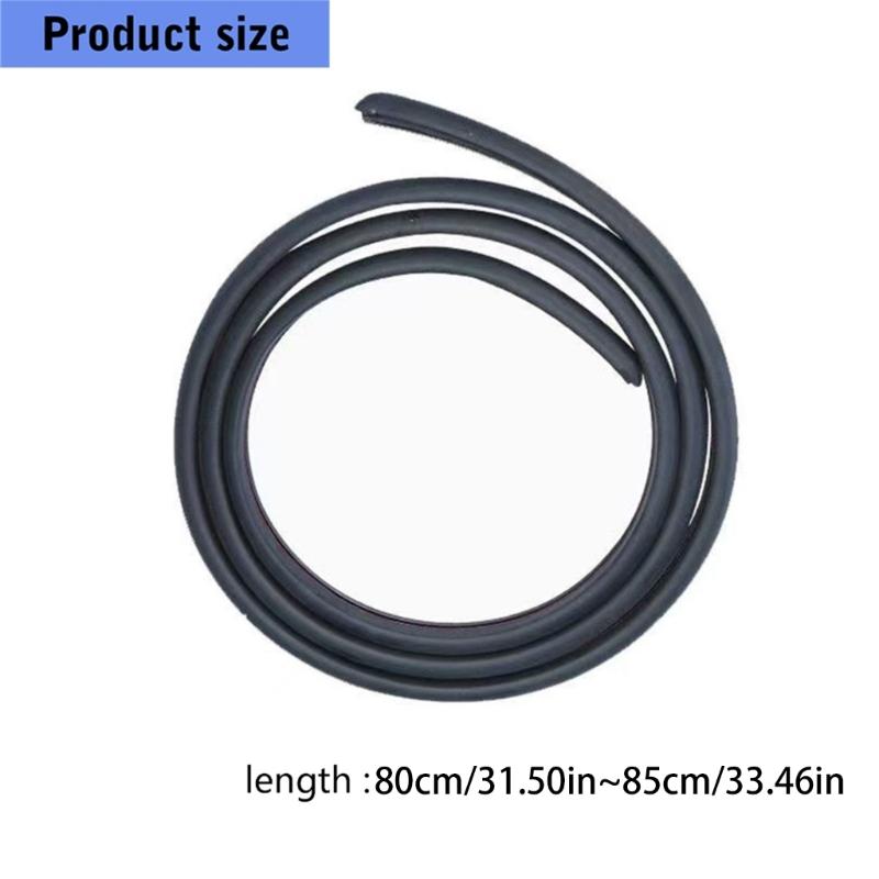 Quick Installation 90cm Rubber Weatherstrip for Car Fuel Tank and Charging Port Waterproof Dustproof Strips Universal Fit