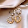 Fashion Exaggerated Round Circle Hoop Earrings for Women Statement Jewelry Smooth Circle Earrings Femme Boucles D'oreilles