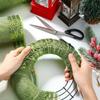 2pcs Deco Mesh Wreath Supplies Mesh for Wreath Poly Mesh Ribbon Metallic Border Stripe Emerald Swags Bows Wrapping and Decorating