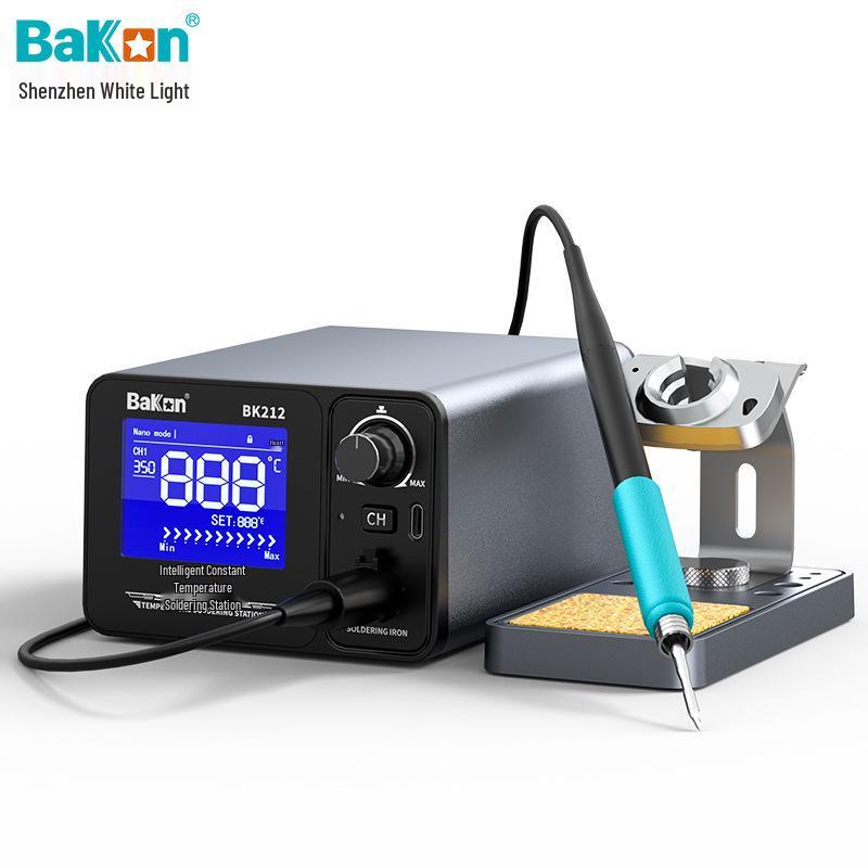 BaKon BK212 Smart Digital Soldering Station with Automatic Sleep Function and Constant Temperature Control