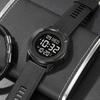Timever Men's Digital Waterproof Watch with Stopwatch, Alarm, Dual Time Function, Black