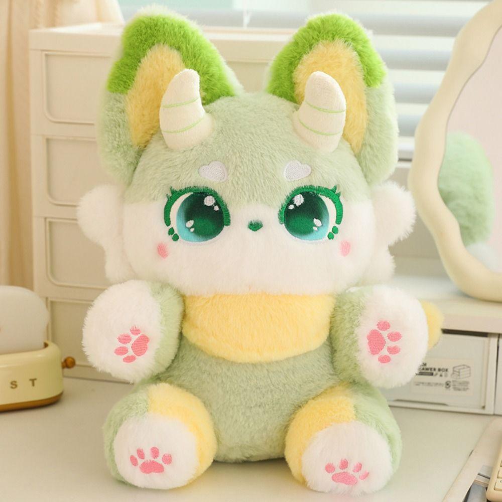 Fluffy Little Animal Devil Doll Large Ear Cartoon Plushies Doll  Festival Party Decor