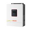 4000W hibridinis saulės keitiklis, 24V DC į 230V AC, grynos sinusinės bangos galios keitiklis įkroviklis, su integruotu 120A MPPT saulės valdikliu, WiFi moduliu,