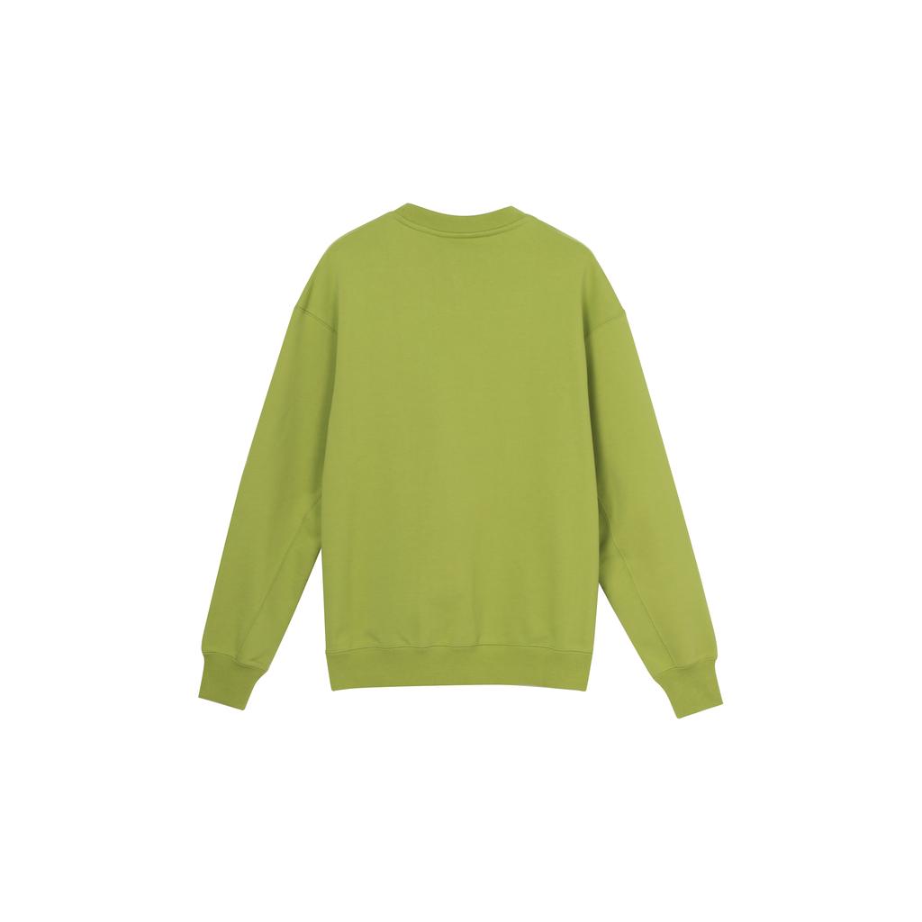 Nike Sweatshirts Men's Pear Green Crew Neck Moderate Regular DB9408-310