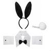 AXYD Rabbit Costume Easter Bunny Costume Set Bunny Cosplay Headband Tail Collar
