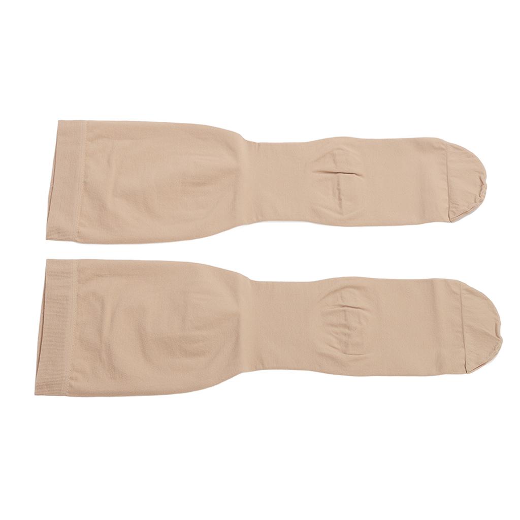 Knee High Varicose Vein Stockings Plus Size Close Toe 23 To 32mmHg Compression Support Stockings