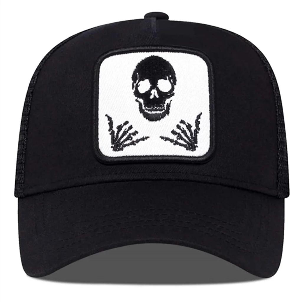 Unisex Personality Embroidery Baseball Net Caps Spring Summer Outdoor Adjustable Casual Hats Dad Hat Sunscreen Hat