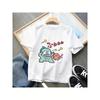 TShirts Hangyodon Tee Shirt Kawaii Green Fish Casual Clothes Anime Cute Pattern Tops Short Sleeve