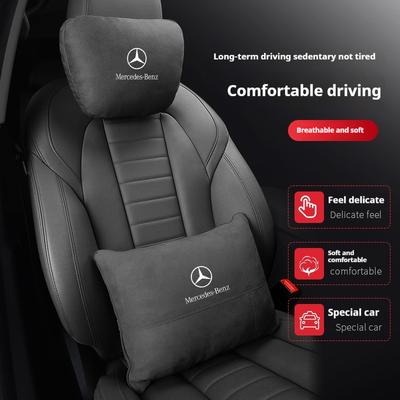 For Mercedes-Benz A C E S V Class AMG SLK SL Vito GLA GLK Sprinter GLC Car Headrest Lumbar Rest Cushion Neck Support Neck Pillow