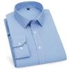 Men's Business Casual Shirts Purple Blue Cotton Regular Fit Long Sleeve Classic Plaid Striped Checked Social Work Dress Shirts