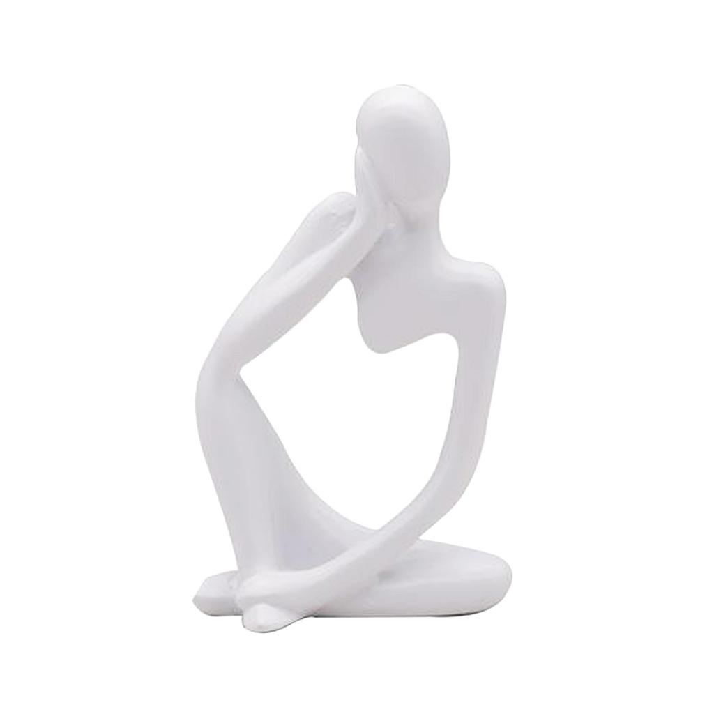 Thinker Statue Abstract Figure Sculpture Small Ornaments Resin Statue Home Crafts Home Decoration Modern Figurines Interior