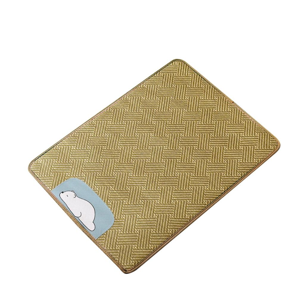 Sommer Cool Anti-Hitze Zwinger Matte Katze Eis Matte Haustierbedarf Haustier Matte Rutschfeste Rattan Matte