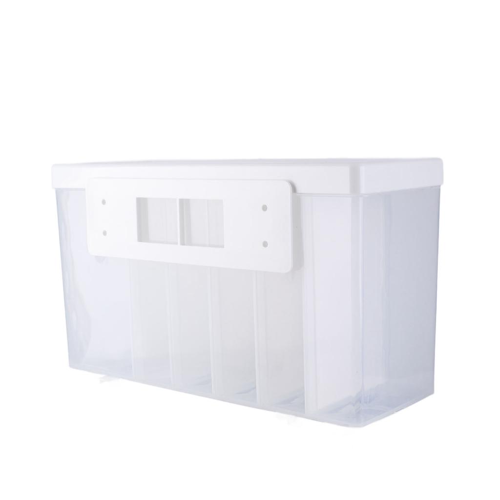 22lb Wandmontierter Trockenfutterspender Luftdichte Getreidespenderbox Reis Getreide Aufbewahrungsbehälter mit Messbecher für