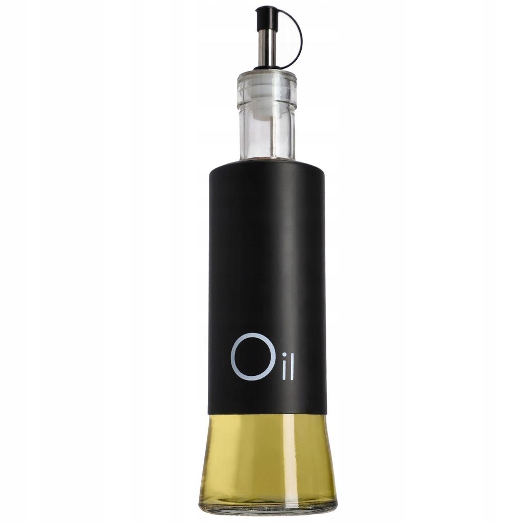 KADAX Butelka Na Oliwę Ocet 320ml Z Dozownikiem Szklana Do Oliwy