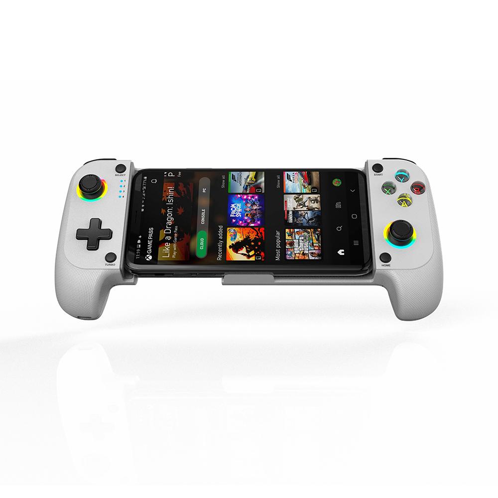 For Mobile Game Controller for iPhone and Android with RGB Light,Support Play PS Remote Play, Xbox Cloud and More