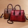 Borsa Effetto Coccodrillo Nuova Moda Europea e Americana Borsa a Mano Borsa Tote Borsa a Tracolla Borsa da Donna Borsa a Mano Borsa Grande