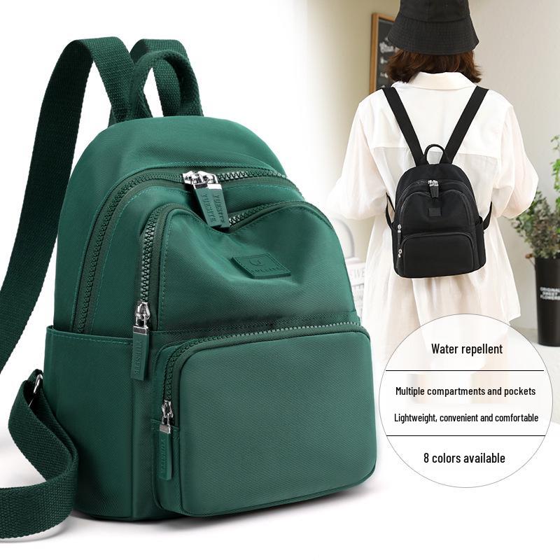 Women's Korean Style Large Capacity Backpack - Trendy Solid Color for College & Travel