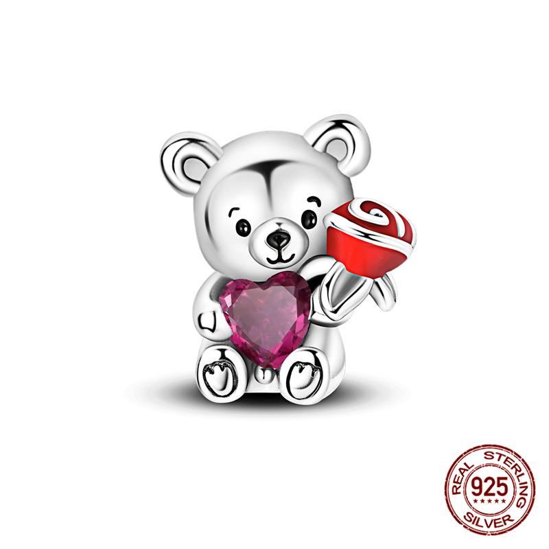 Originale Eulenperlen, 100 % Kupfer, Glückskatzen-Elefanten-Anhänger, passend für Originalarmbänder, DIY-Schmuckherstellung, Geschenk für Frauen