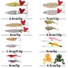 Fisherman Countdown Calendar 24 Days Countdown To Christmas Lure Fishing Kit Lures Seasonal Festive Bait Kit For Home Decor