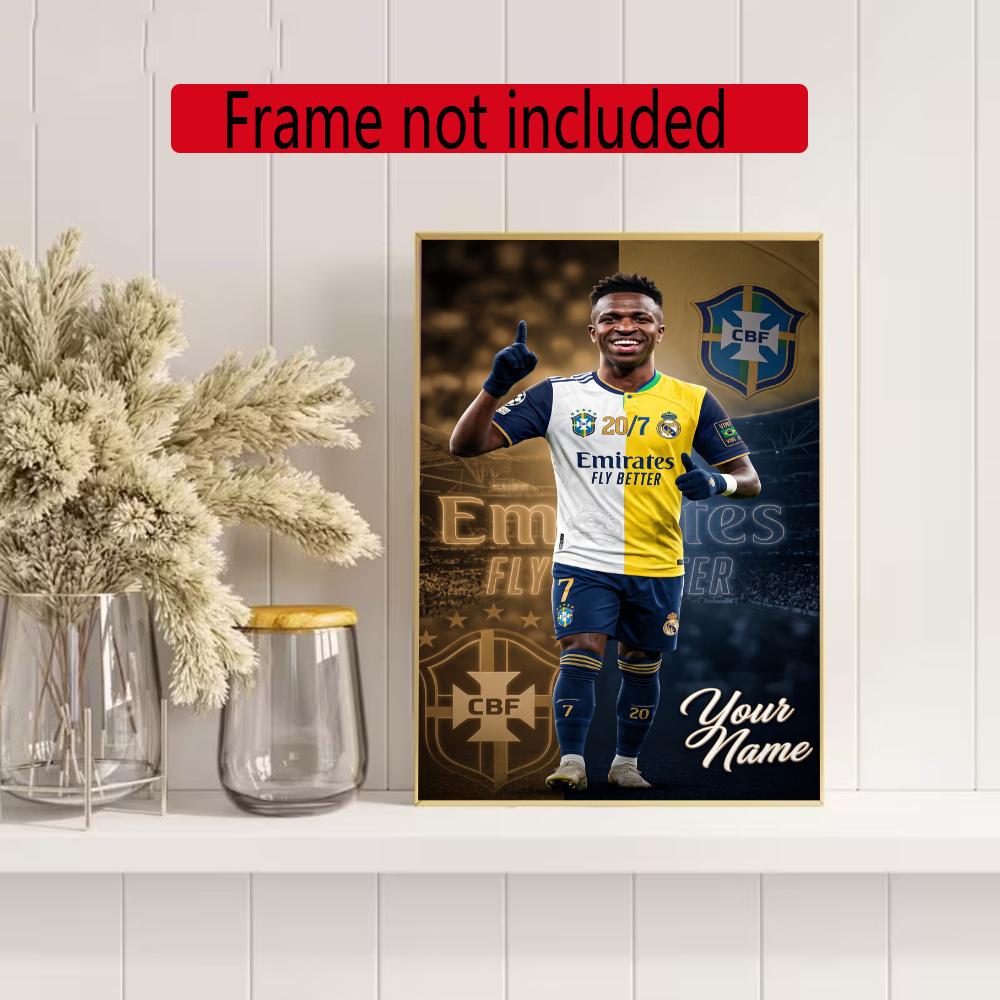 Vinicius Customize Your Name Diamond Painting Round Diamond Diy Frameless Holiday Artwork Suitable For Home Office Wall Decoration