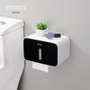 Wall-Mounted Toilet Paper Holder with Storage Shelf
