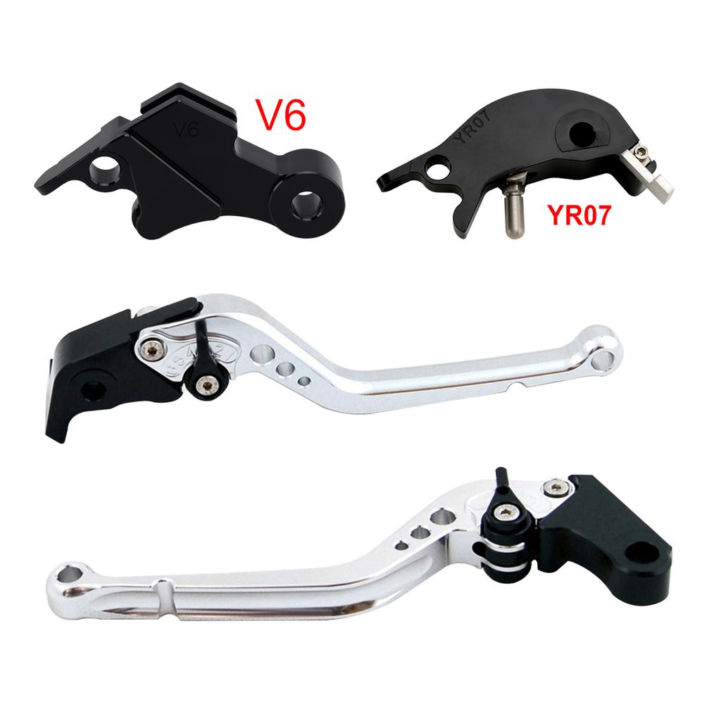 Long Clutch Brake Lever fit for YAMAHA XSR900 XSR900GP MT-09 MT-09SP 2024-2025 Silver